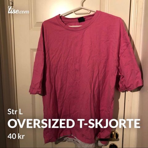 oversized t-skjorte