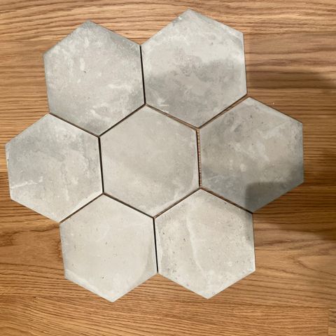 Hexagon håndlagte fliser