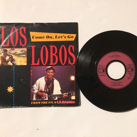 LOS LOBOS / COME ON, LET'S GO - 7" VINYL SINGLE