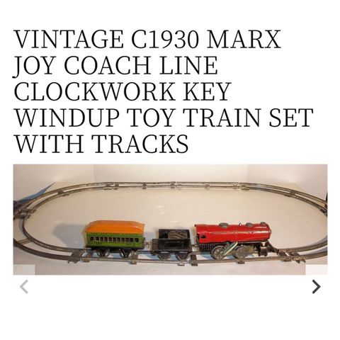 Modell tog The Joy Line Coach 1927-1935 NY PRIS 900!