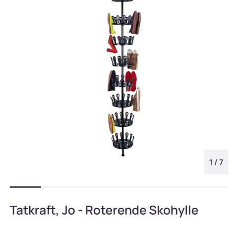 roterende skohylle