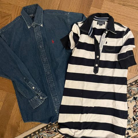 Ralph Lauren/ Polo jeans skjorte Barn Large og Pique kjole Medium