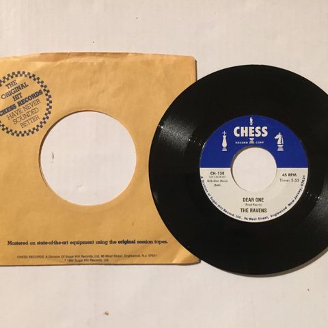 THE RADIANTS - THE RAVENS / VOICE YOUR CHOICE - DEAR ONE - 7" VINYL SINGLE