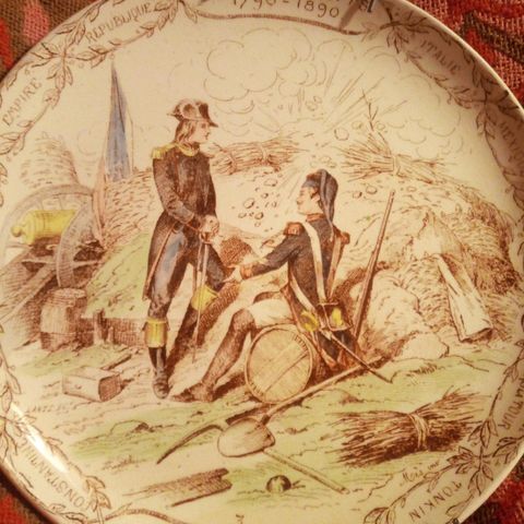 Creil & Montreuau talking plate series