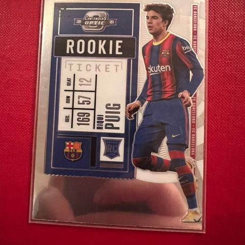 Barcelona Rookie Puig Ticket fotballkort