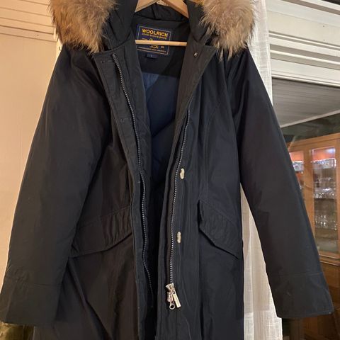 Woolrich parka blå