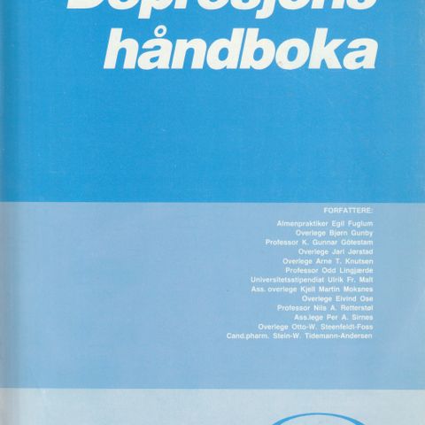 Depresjonshåndboka Organon 1984 o.omslag   GM