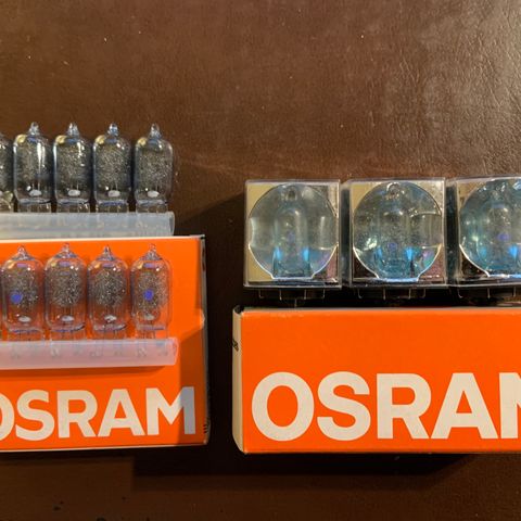 Osram blits-pærer fra 70-80 tallet