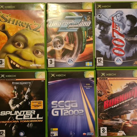 Xbox bundle #1– 6 stk. spill