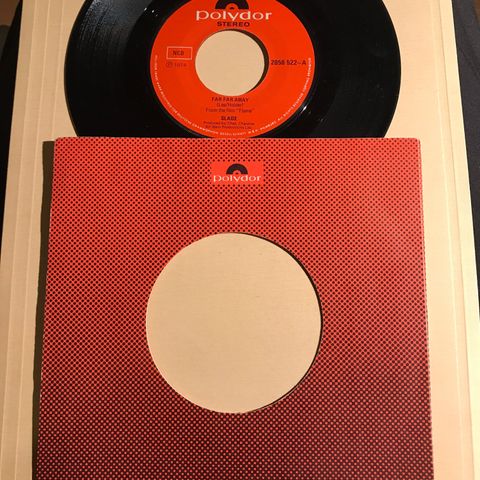 Slade 1974 single FAR FAR AWAY / O.K. YESTERDAY WAS YESTERDAY
