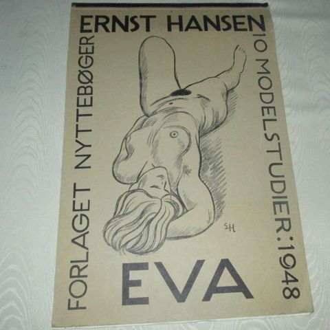 Modellstudier: 1948. EVA. Fotoalbum i skinn fra 1890 tallet