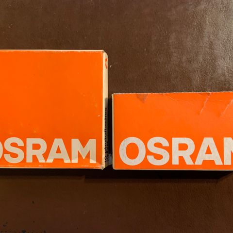 Osram blits-pærer fra 70-80 tallet