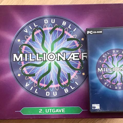 Vil du blir Millionær Bordspill og PC spill 🔥Som ny!! Selges samlet 🚨NY PRIS!