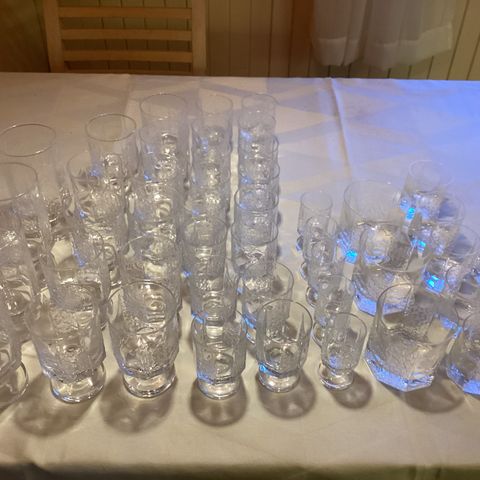 Iittala Kalinka diverse glass med og uten stett