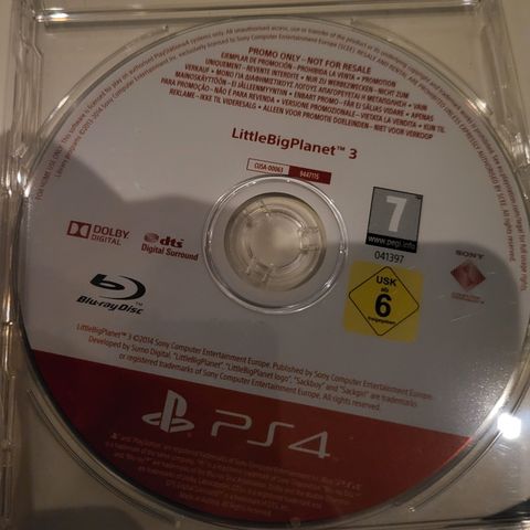 Littlebigplanet 3 Promo disc