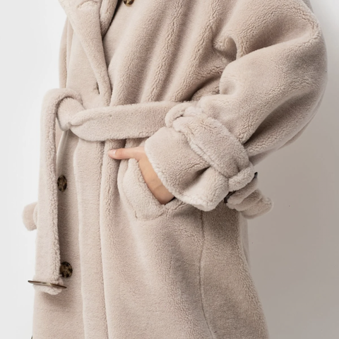 Ubrukt, Ducie London, Tamara Coat – Beige