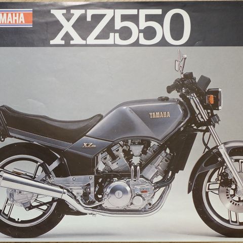 Yamaha XZ550 brosjyre  1982