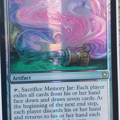 Magic the Gathering kort. Memory Jar FOIL