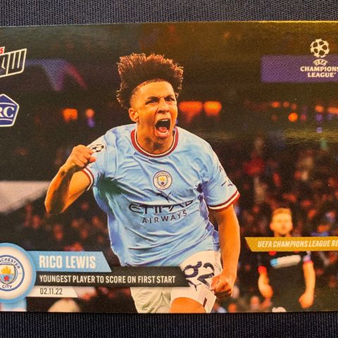 Rico Lewis Fotballkort  - Manchester City