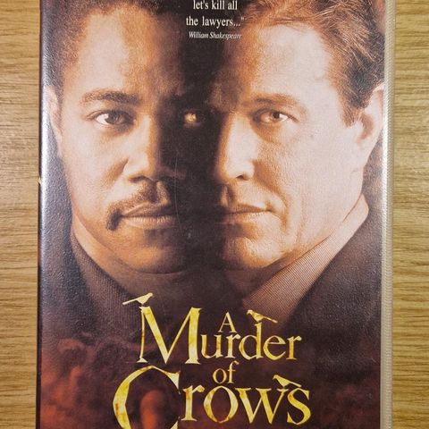 A Murder Of Crows (1998) VHS Film