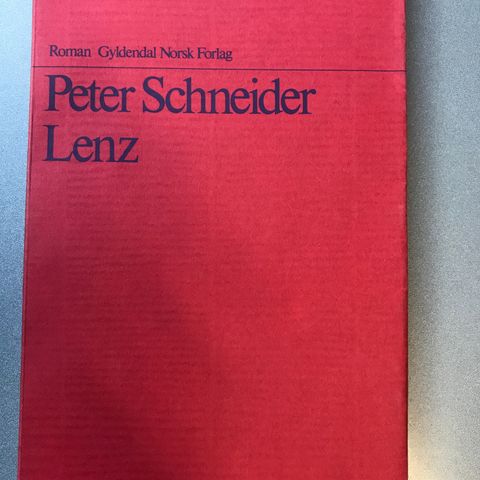 Lenz av Peter Schneider