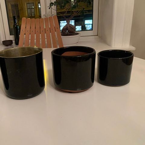 3 sorte potteskjulere