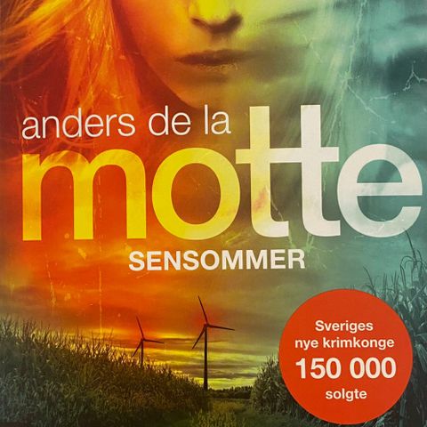 Anders de la Motte: "Sensommer". Krim. Paperback