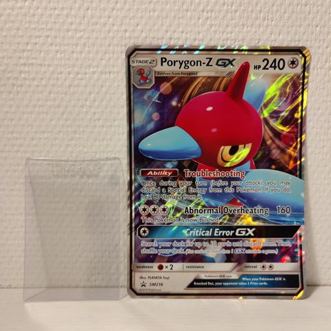 Pokémon SM216 Porygon-Z JUMBO black star promo - Sun & Moon