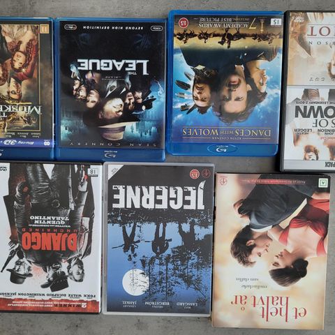 Diverse dvd/blu-ray