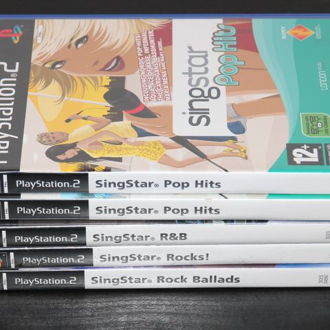 SingStar Ps2 Pop, RnB,Rocks, Rockballads!