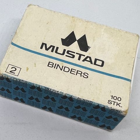 Mustad binders nr. 2 - Vintage