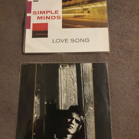 U2 & Simple Minds  7' - Still Haven't Found.. & Love Songs