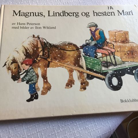 Magnus, Lindberg og hesten Mari.   Hans Peterson
