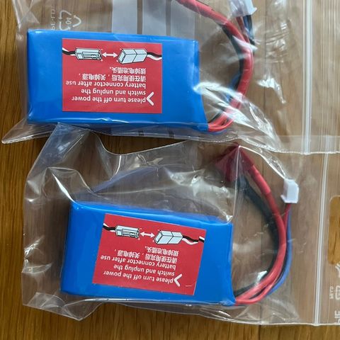 rc batt lipo wltoys 1500 mah NYE  2 stk ink frakt 300