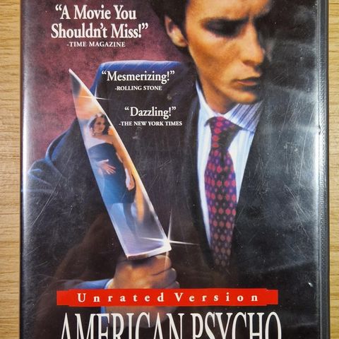 American Psycho (Unrated Version) 2000 DVD Film