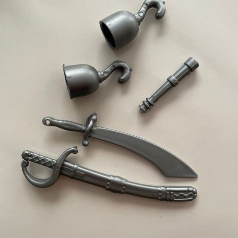 Våpen til vintage action pirate figur