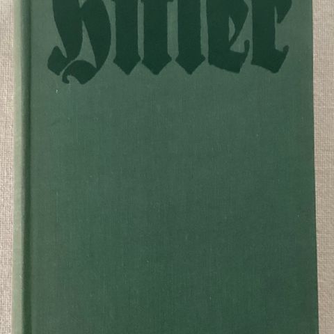 Retro-1 eldre flott meget tykk bok biografien om«HITLER» 1973, 733 sider! 1090 g