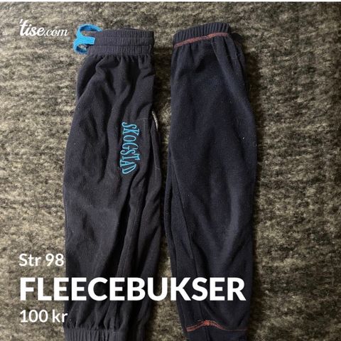 fleecebukser str 98