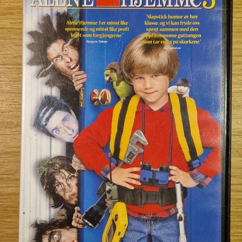 Alene Hjemme 3 (1997) VHS Film
