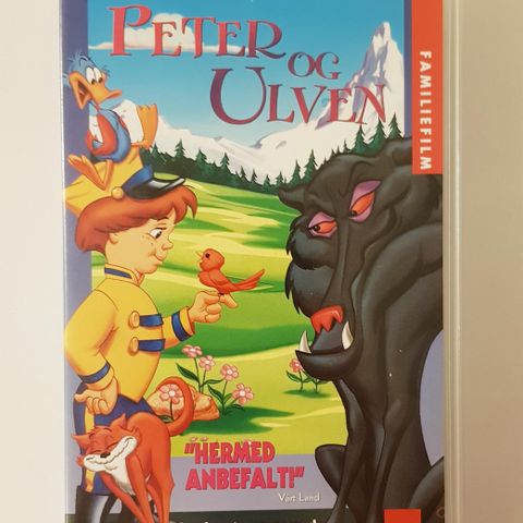 Peter og ulven fra 1995 (VHS-film)