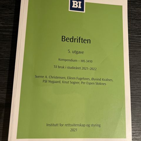 Bedriften 5.utgave