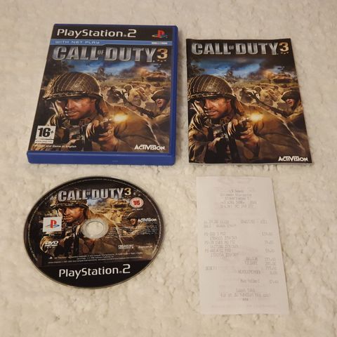 Call of Duty 3 (COD 3) - til Playstation 2 (PS2)