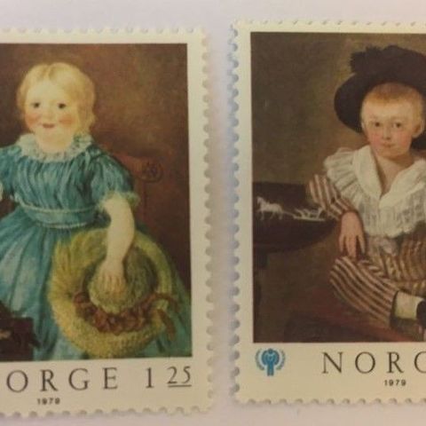 Norge 1979 Det internasjonale barneåret 1979, NK 841 og NK 842. Postfrisk