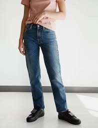 acne jeans dame denim bukse str 25/32 ny