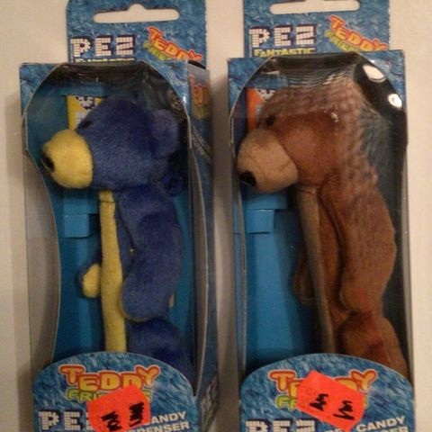 Pez dispenser Teddy Friends fra 2002 Uåpnet