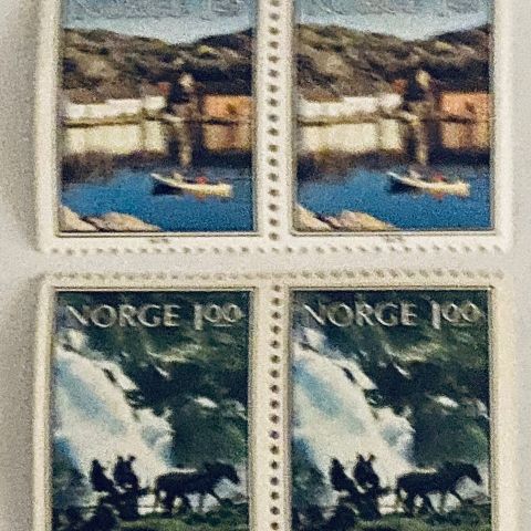Norge 1979 Norsk natur III. NK 843 og NK 844. Postfrisk.