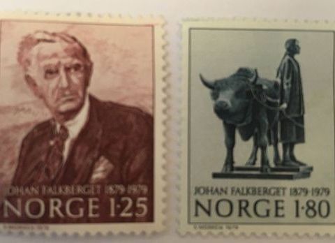 Norge 1979 Johan Falkberget 100 år, NK 845 og NK 846. Postfrisk.