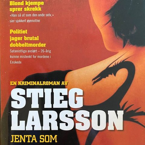 Stieg Larsson: "Jenta som lekte med ilden"