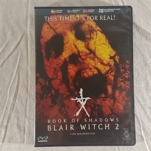 Blair Witch 2 Book of Shadows DVD norsk tekst