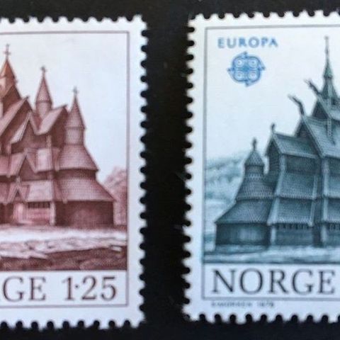 Norge 1978 Europa XII, NK 817 og NK 818. Postfrisk.